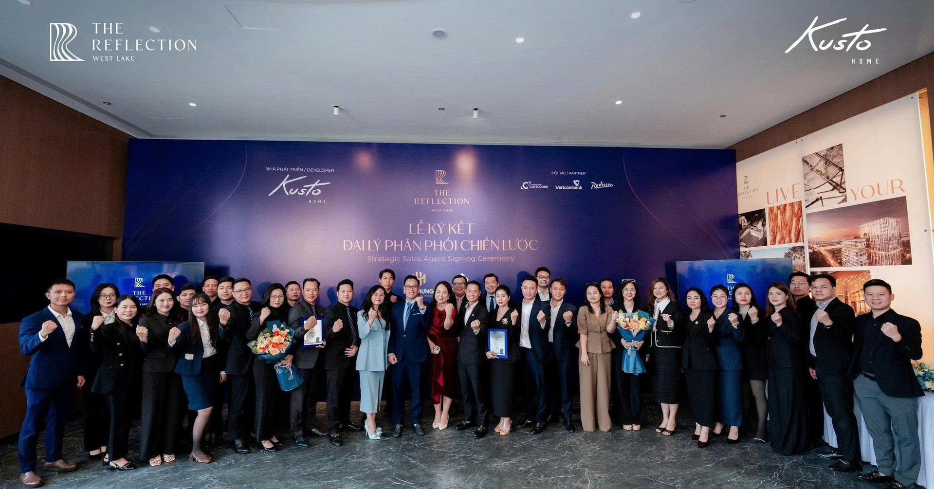 Kusto Home hợp tác Cen Land, Kiến Hưng phân phối dự án The Reflection West Lake