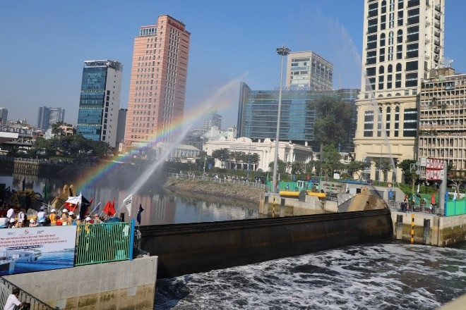 TPHCM vận hành cống Bến Nghé, tái khởi động dự án ngăn triều 10.000 tỷ đồng