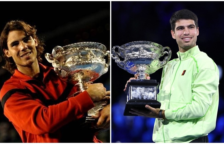 Trùng hợp kỳ lạ: Alcaraz đi vào 'khuôn vàng' Nadal tại Australian Open