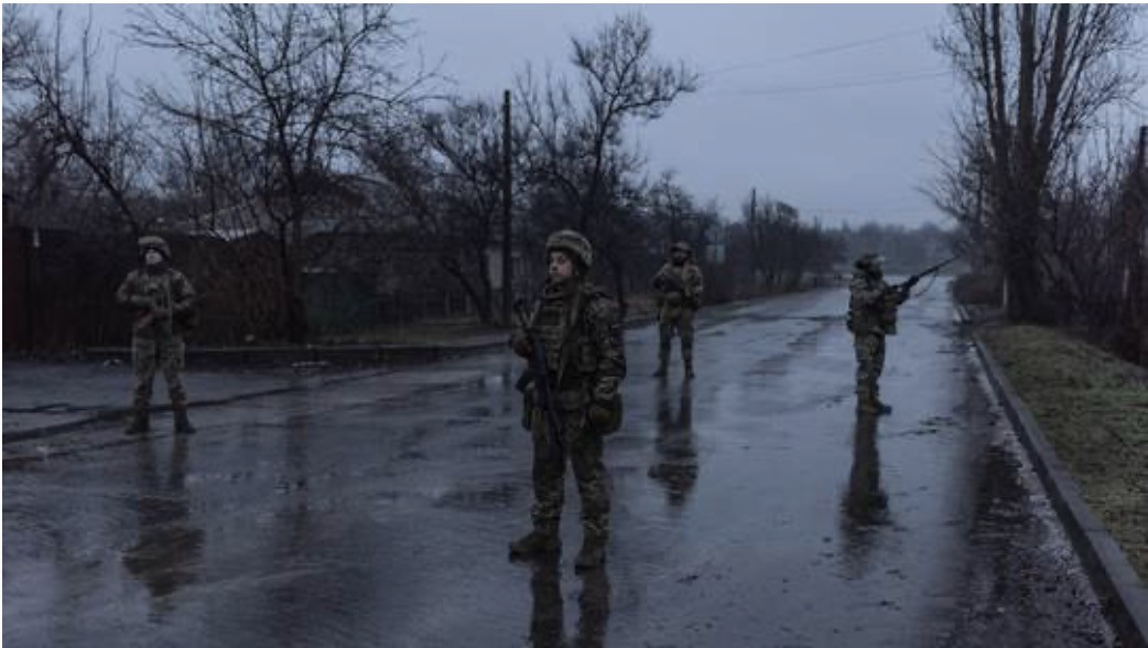 Binh sĩ Ukraine. Ảnh: Anadolu.