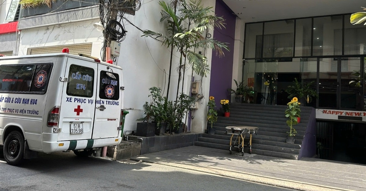 Nam du khách nước ngoài tử vong bất thường tại khách sạn TPHCM sáng mùng 4 Tết