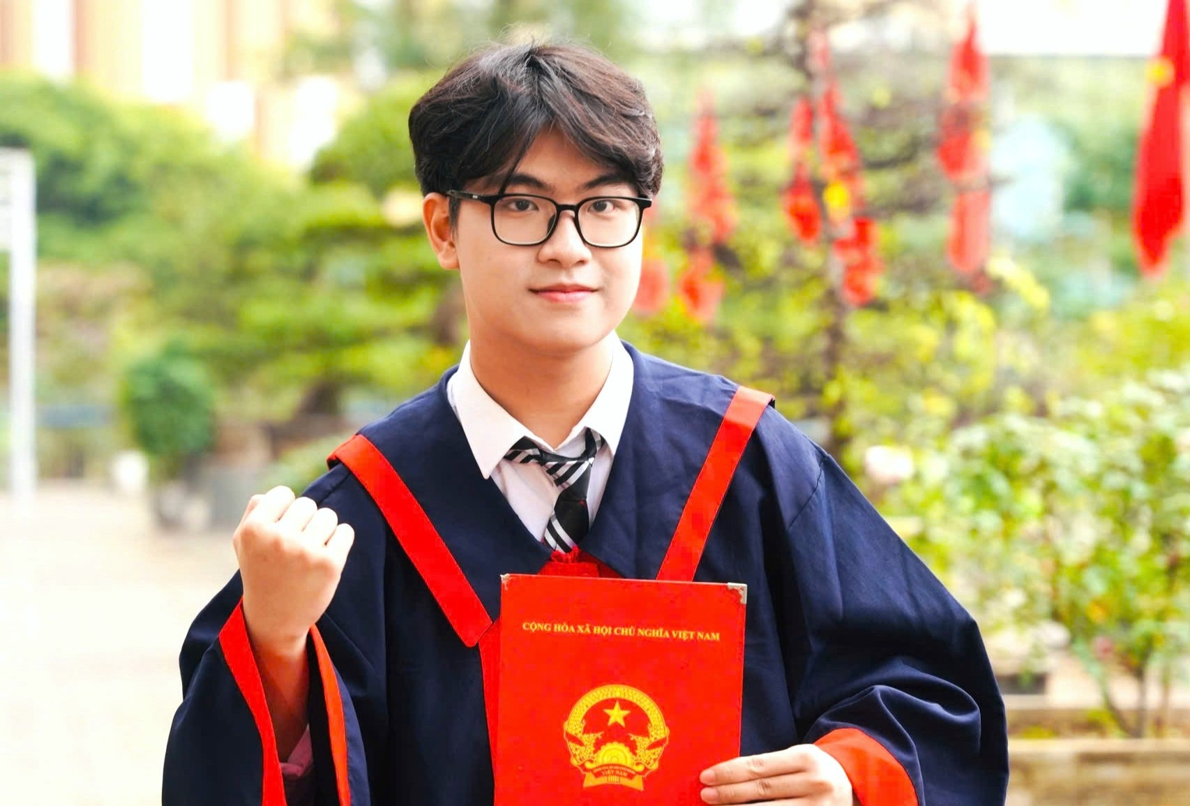 Tết của Quán quân Đường lên đỉnh Olympia năm 2025 Trần Bùi Bảo Khánh