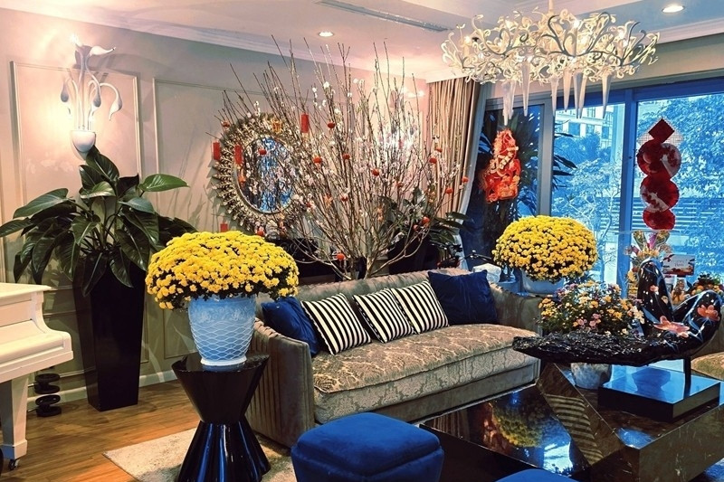 Cơ ngơi bề thế tiền tỷ của diễn viên Mạnh Trường, nghệ sĩ Vân Dung ngày Tết