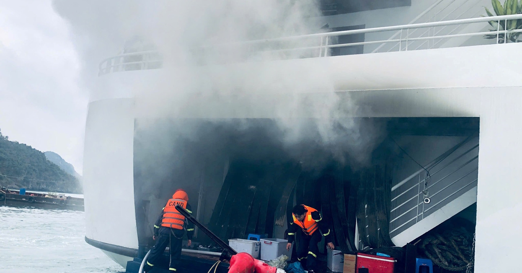 Công an Hải Phòng thông tin vụ cháy tàu nghỉ đêm dịp Tết