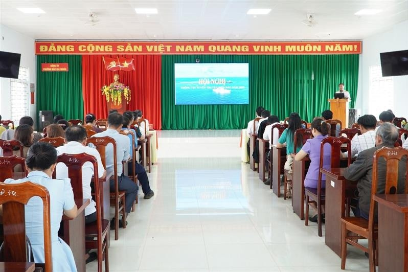 Lâm Đồng: 1 phường tổ chức liên tiếp 2 hội nghị tuyên truyền chủ quyền biển, đảo