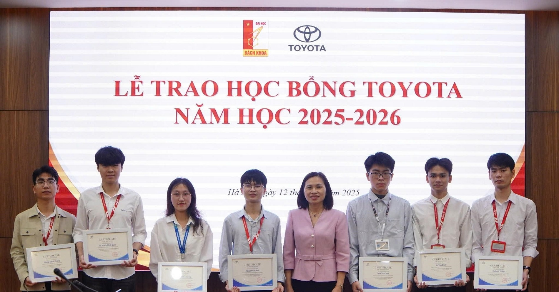 123 suất học bổng Toyota tiếp nối hành trình 29 năm đầu tư bền bỉ tại Việt Nam