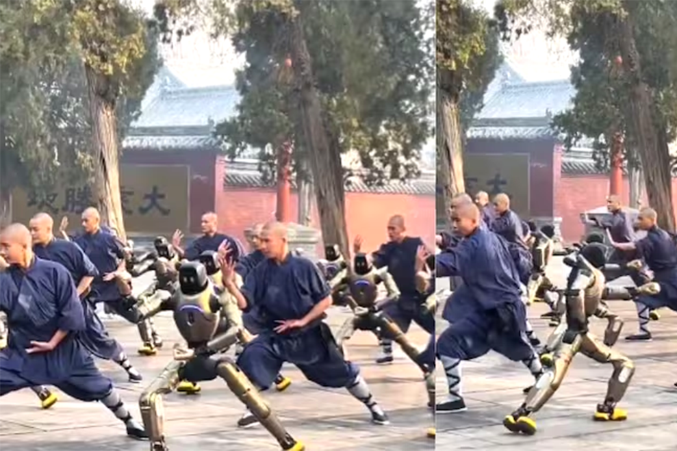 Robot hình người Trung Quốc luyện võ tại Thiếu Lâm Tự: Từ kinh ngạc đến lo sợ