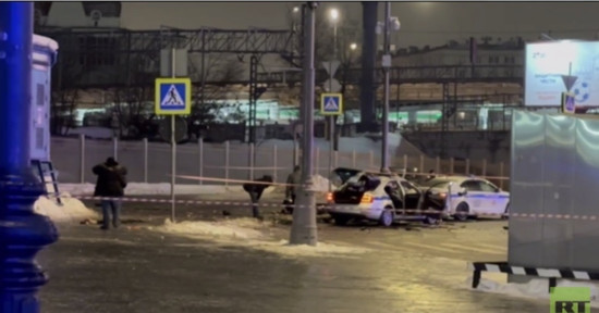 Nổ lớn giữa thủ đô Moscow, một cảnh sát thiệt mạng trong vụ tấn công