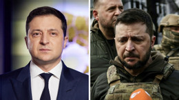 Zelensky. Ukrainian Presidency/Handout/Anadolu Agency