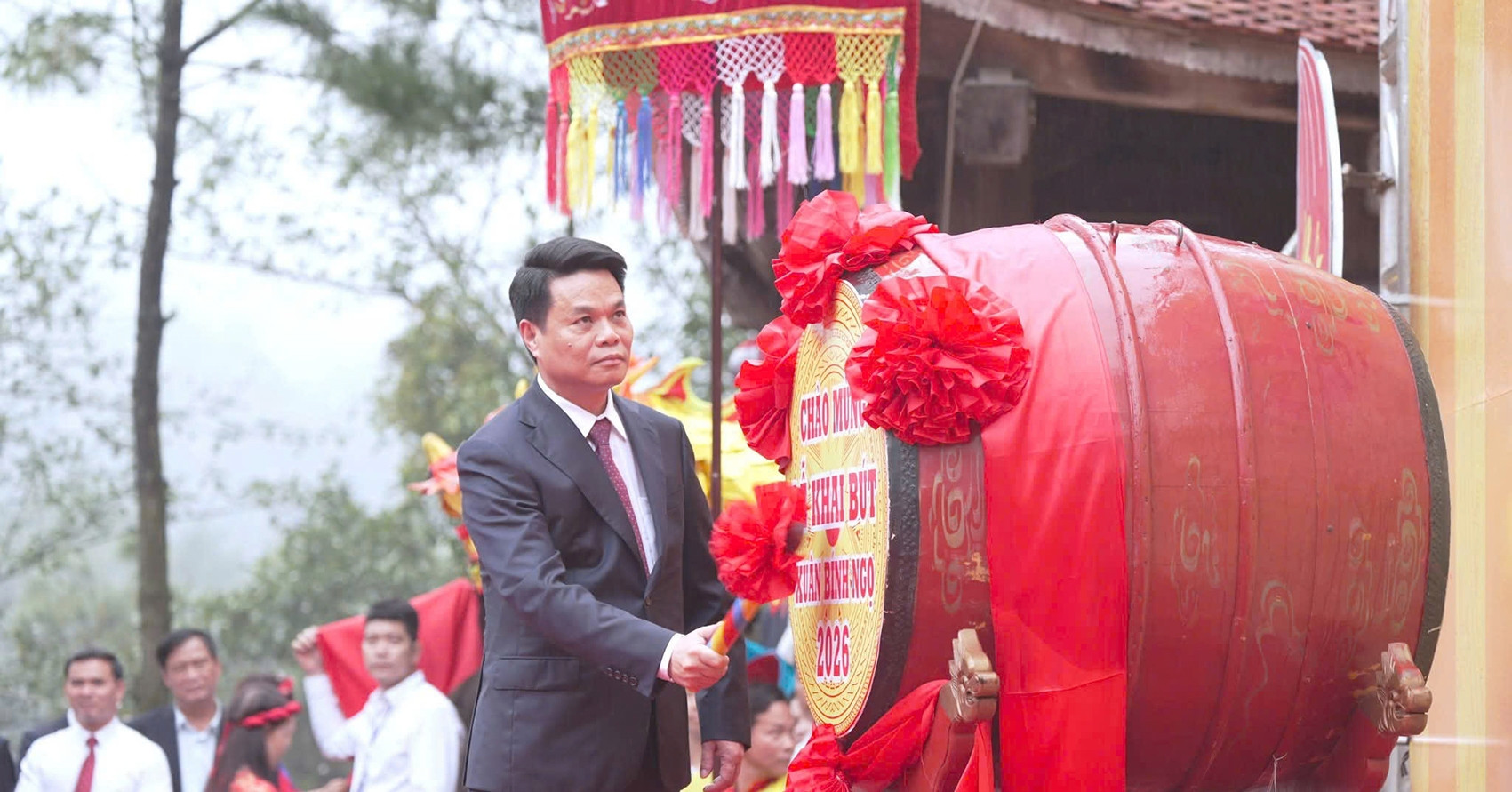 Hải Phòng tổ chức lễ khai bút Xuân Bính Ngọ tại đền thờ Chu Văn An