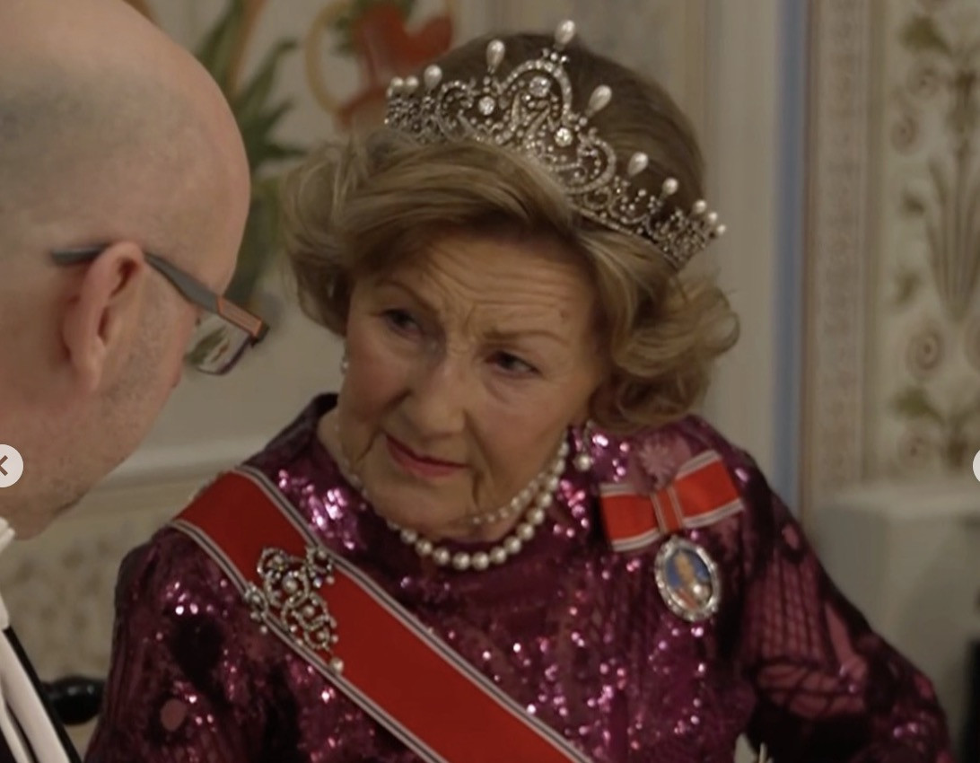 Hoàng hậu Na Uy Sonja. Ảnh: Royal Watcher/Instagram