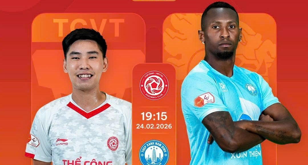 Trực tiếp bóng đá Thể Công Viettel 0-0 Nam Định: Xuân Son đá chính