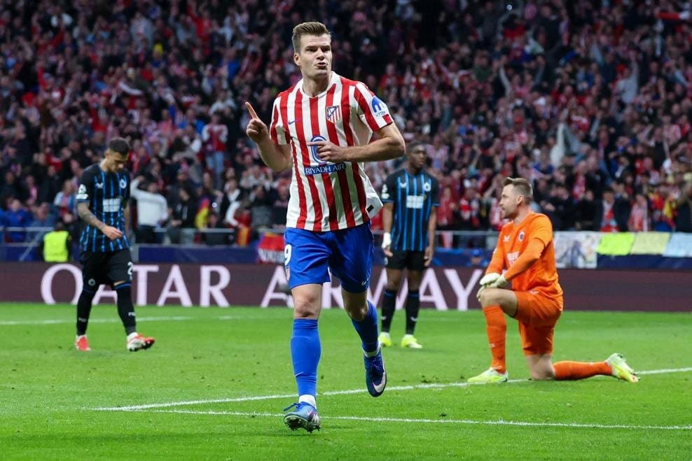 Atleico Madrid vùi dập Club Brugge, đoạt vé đi tiếp Champions League