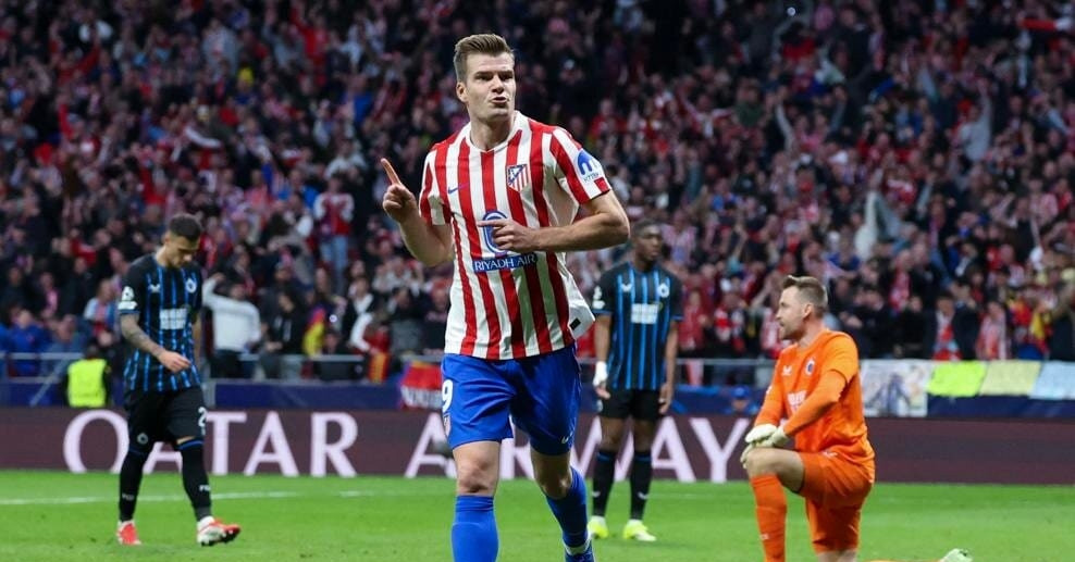 Atleico Madrid vùi dập Club Brugge, đoạt vé đi tiếp Champions League
