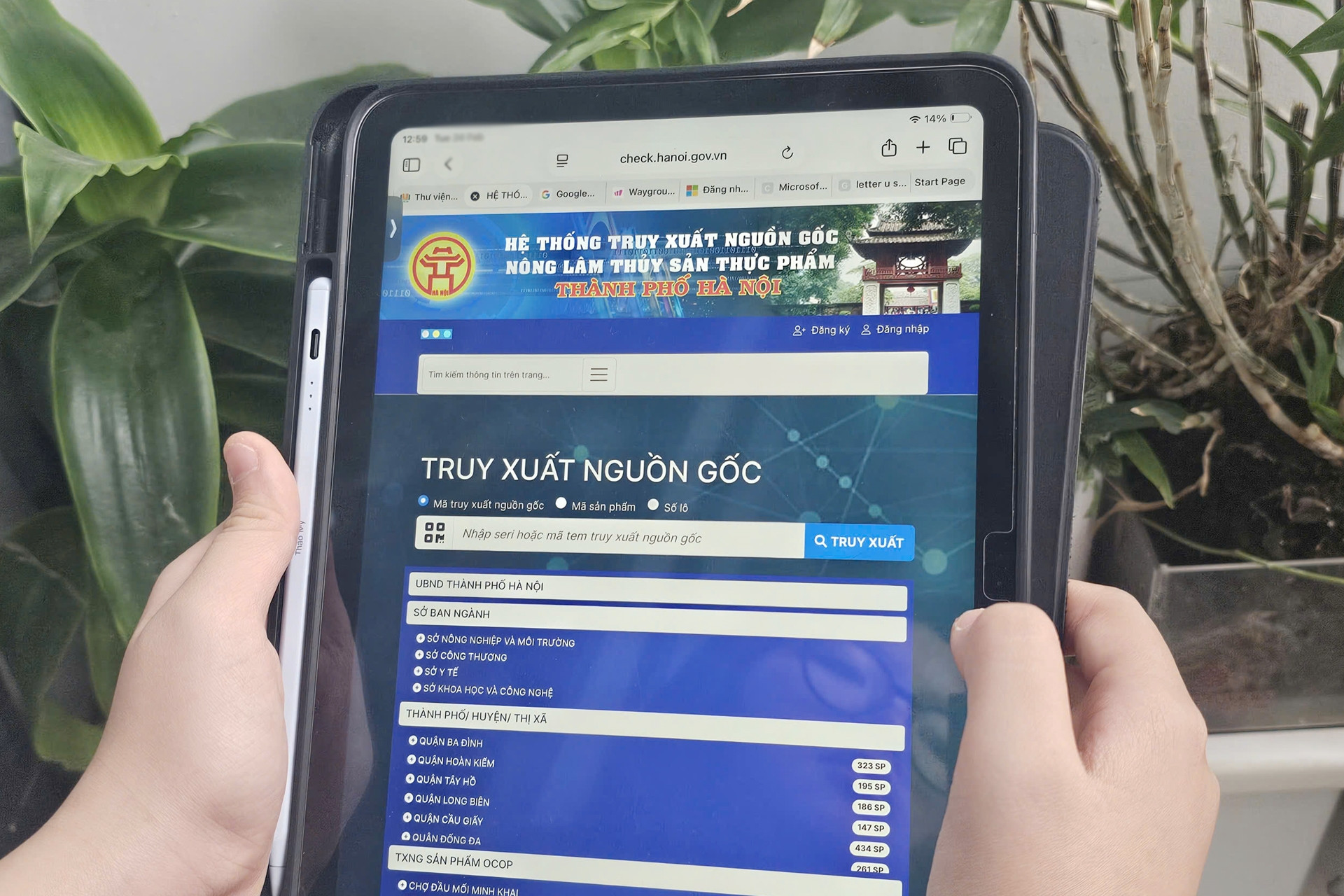 Hơn 3.500 cơ sở tham gia hệ thống truy xuất nguồn gốc nông lâm thủy sản Hà Nội