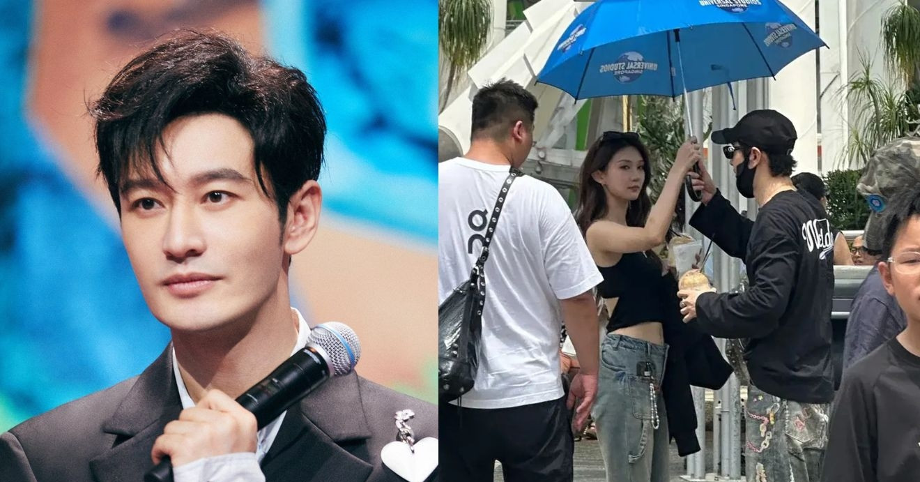 Diễn viên Huỳnh Hiểu Minh đi du lịch với bạn gái mới kém 22 tuổi