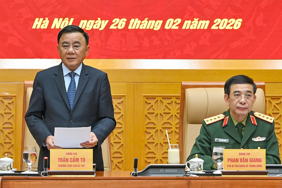 Hai Thứ trưởng Bộ Quốc phòng bàn giao và nhận nhiệm vụ công tác kỹ thuật