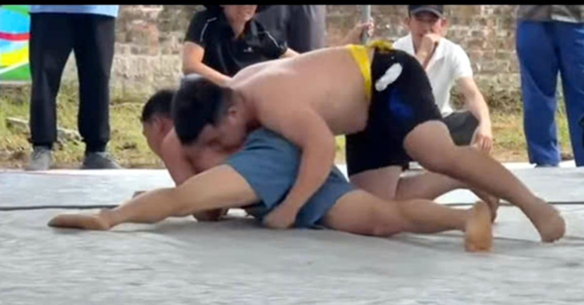 Đô vật tử vong sau chấn thương tại hội vật Kim Anh