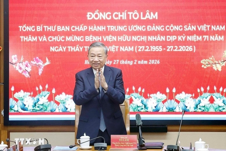 Toàn văn phát biểu của Tổng Bí thư Tô Lâm tại Bệnh viện Hữu Nghị