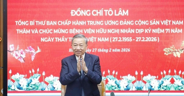 Tổng Bí thư Tô Lâm thăm, chúc mừng ngành y tế nhân kỷ niệm 71 năm Ngày Thầy thuốc Việt Nam