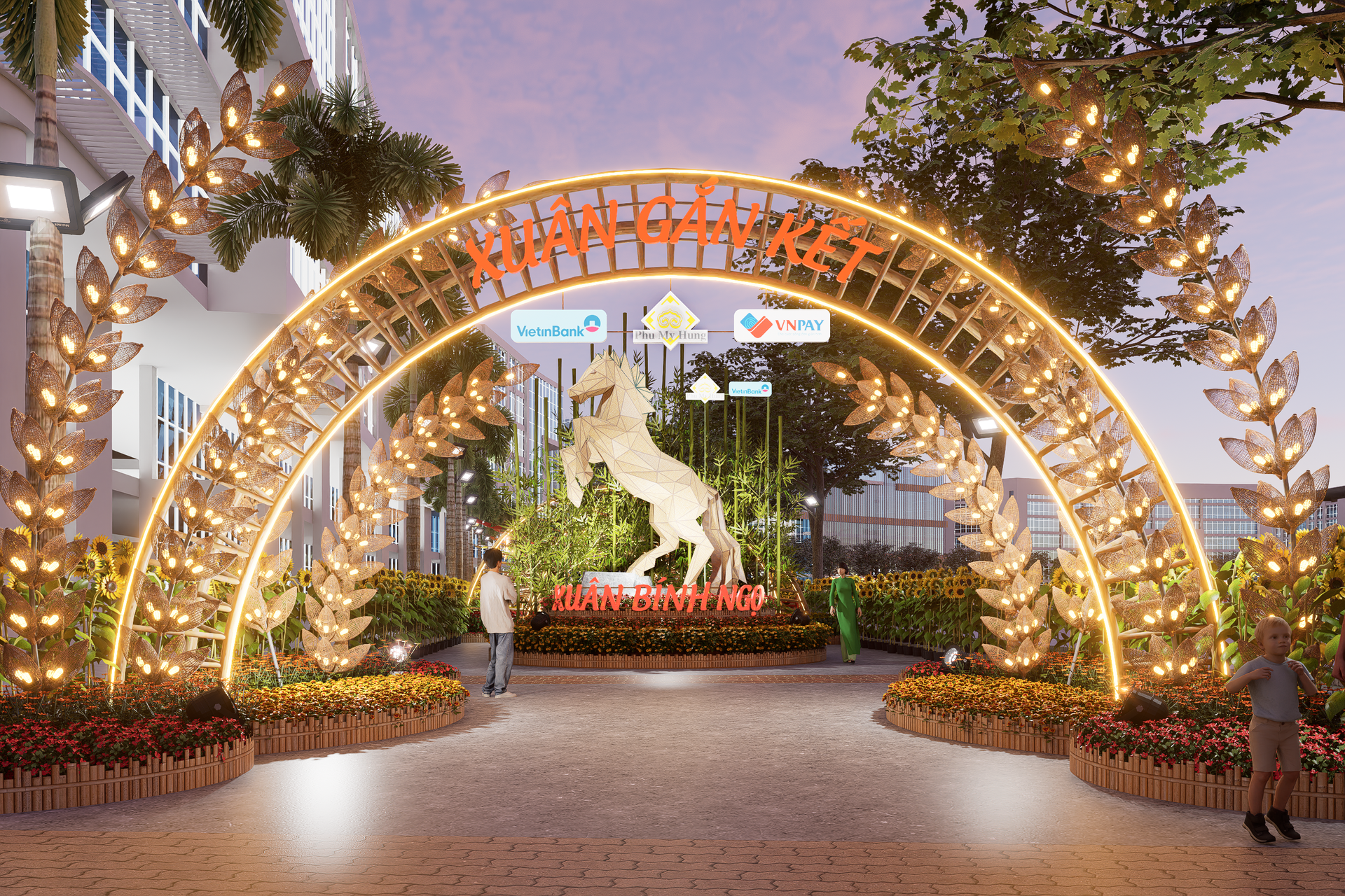 Hội hoa Xuân Phú Mỹ Hưng 2026 - không gian kết nối truyền thống với hiện đại