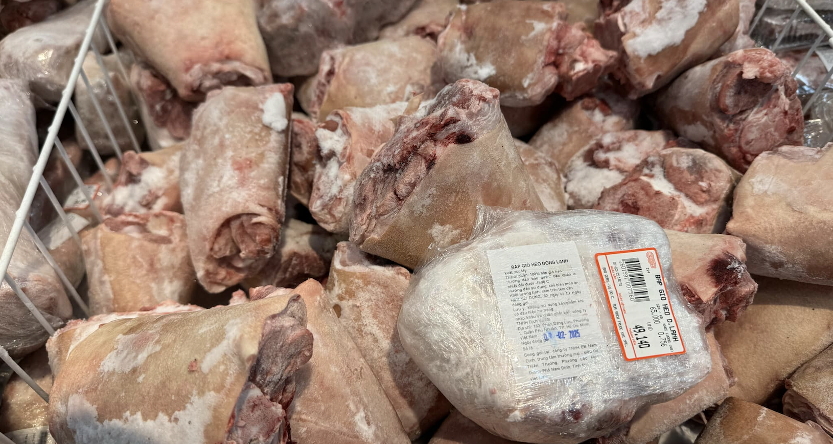 Việt Nam nhập gần 1 triệu tấn thịt và phụ phẩm, giá thịt lợn chỉ 59.000 đồng/kg