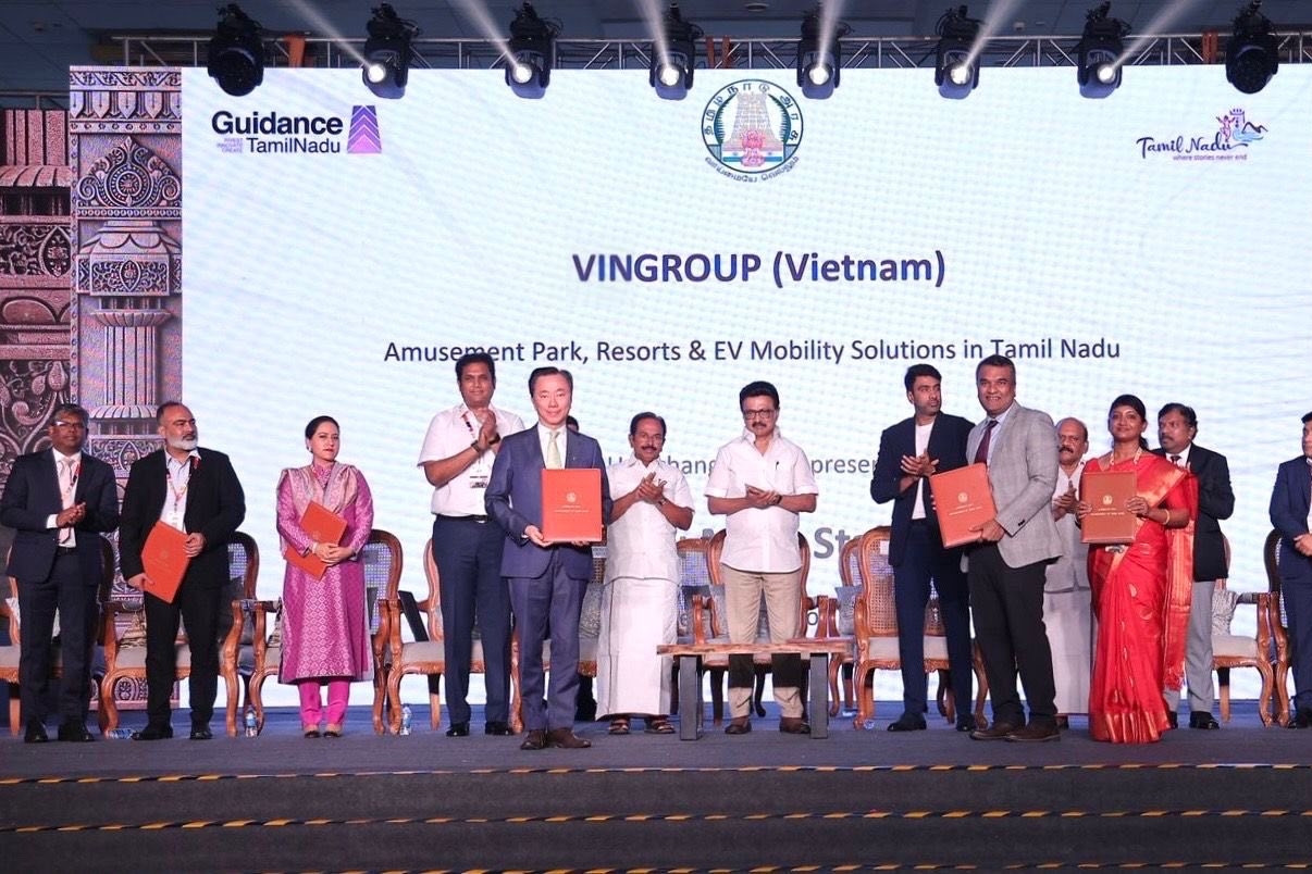 Vingroup ký MOU với bang Tamil Nadu, mở rộng đầu tư đa lĩnh vực tại Ấn Độ