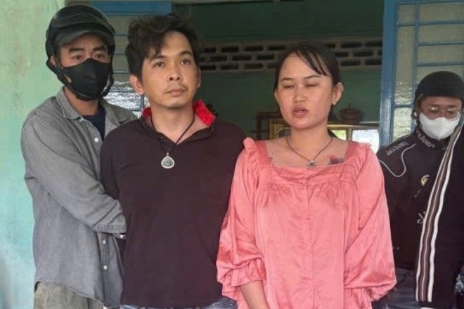 Bắt giữ cặp vợ chồng truy sát đối thủ tại quán nhậu