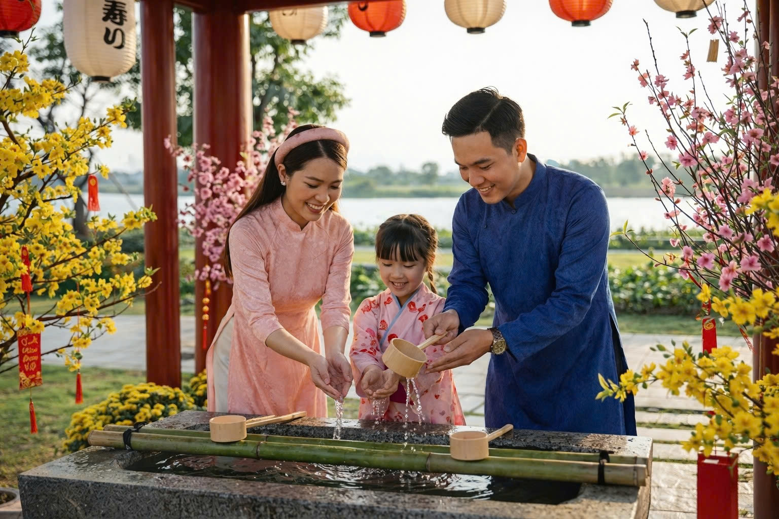 Hội hoa xuân Waterpoint 2026 - Tết Việt giao thoa sắc xuân Nhật Bản