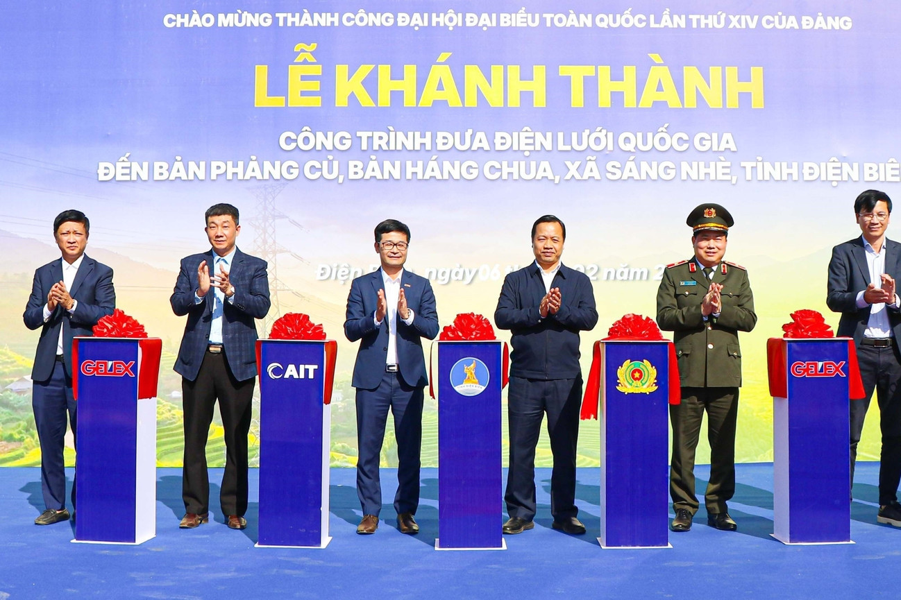 GELEX góp sức mang điện lưới quốc gia tới vùng cao Điện Biên