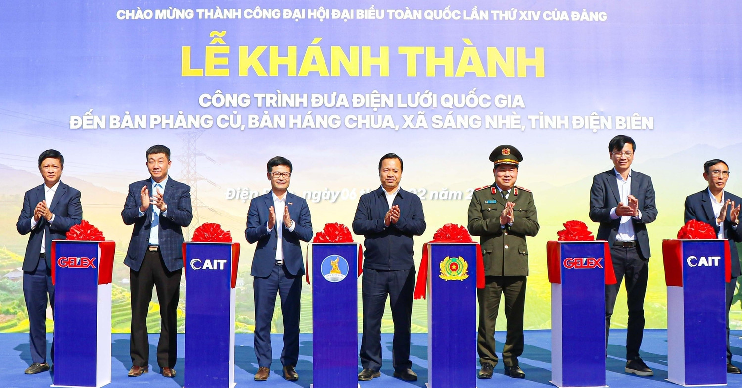 GELEX góp sức mang điện lưới quốc gia tới vùng cao Điện Biên