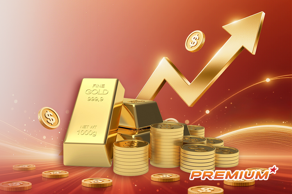 Giá vàng tăng 77,1% so với cùng kỳ năm trước