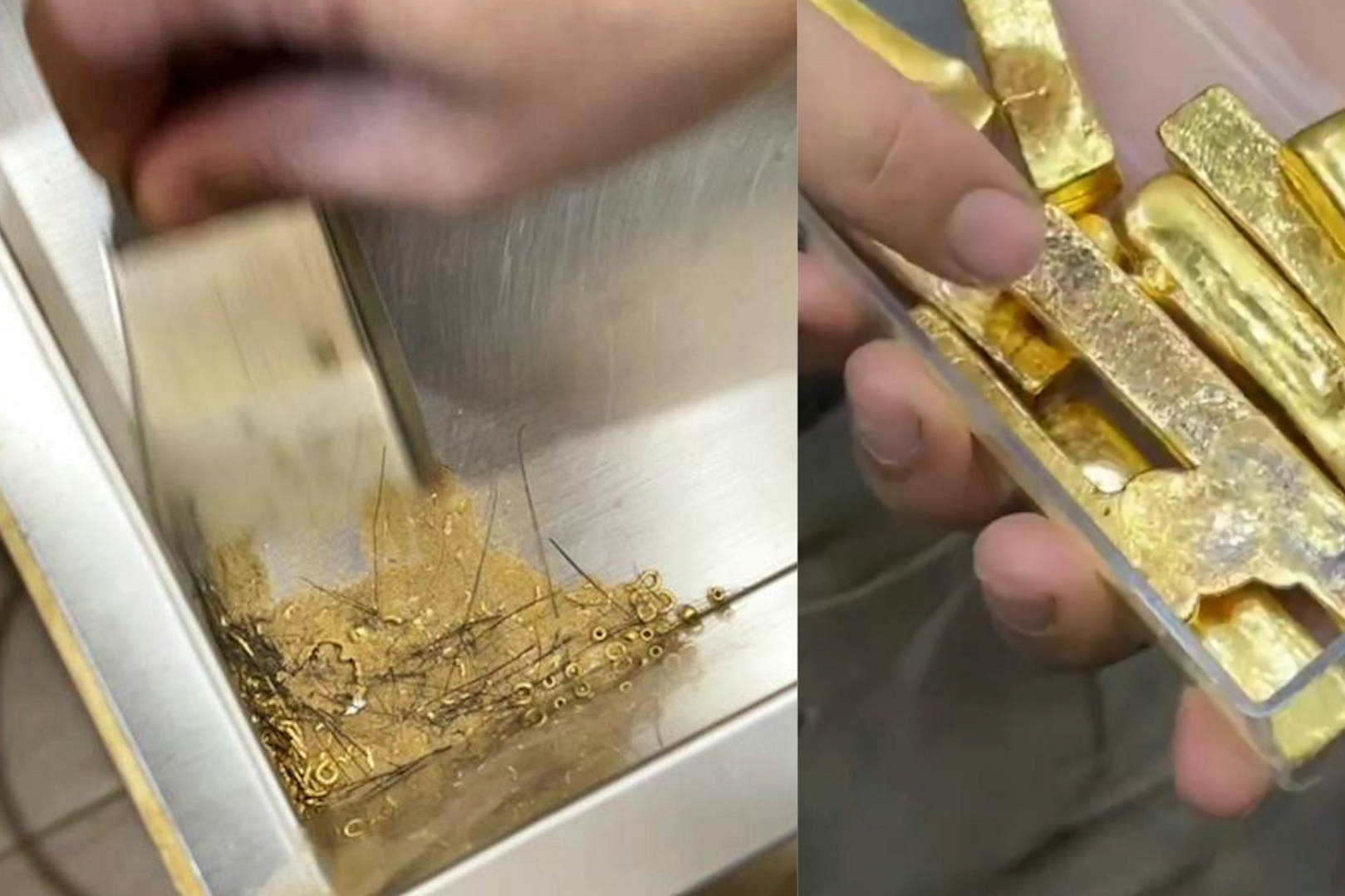 Chủ tiệm dọn rác thu được 1,7kg bột vàng, trị giá hơn 7,4 tỷ đồng