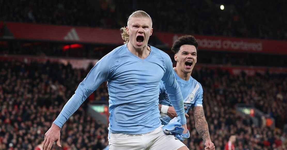 Haaland lập đại công, Man City ngược dòng thắng khó tin Liverpool