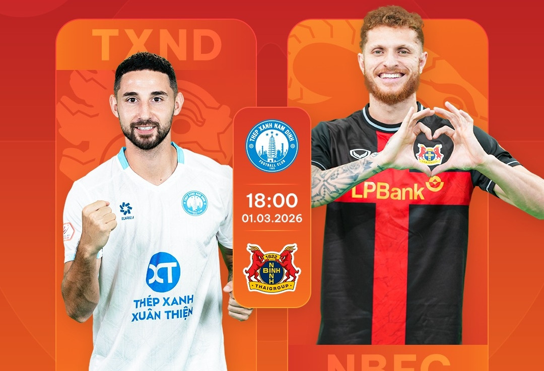  Trực tiếp bóng đá Nam Định vs Ninh Bình: Nóng bỏng derby 