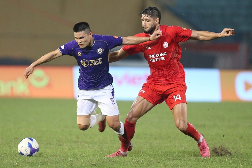 Thể Công Viettel thắng nghẹt thở Hà Nội FC