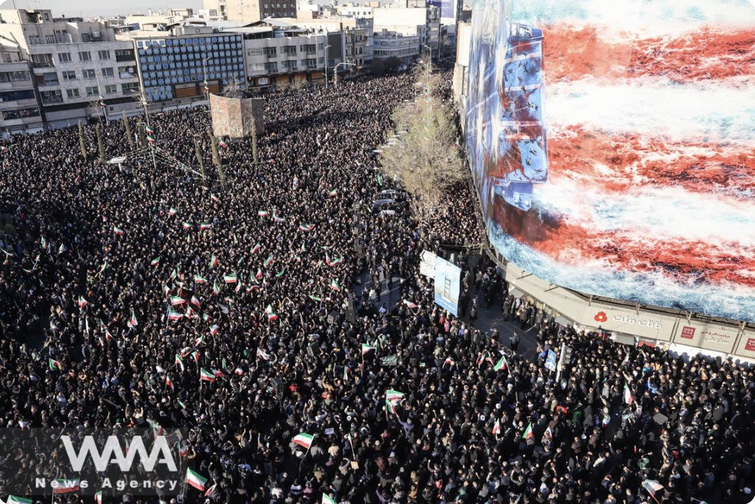 Tuần hành ở Iran. Ảnh: Wana