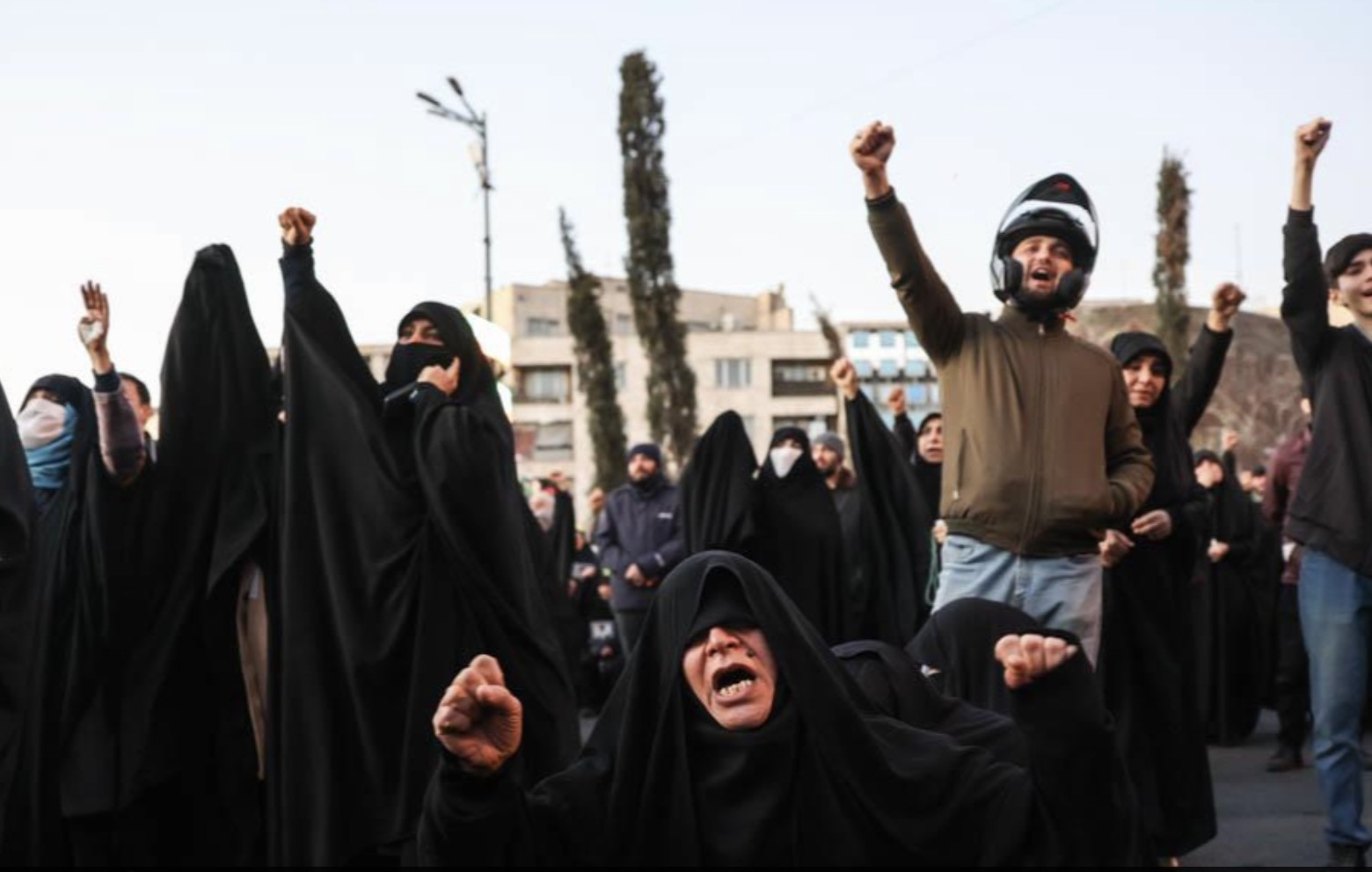 Tuần hành ở Iran. Ảnh: Wana