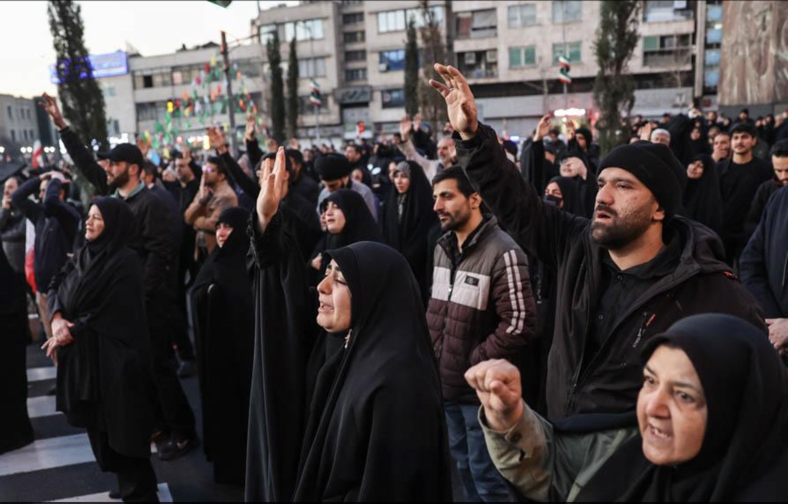 Tuần hành ở Iran. Ảnh: Wana