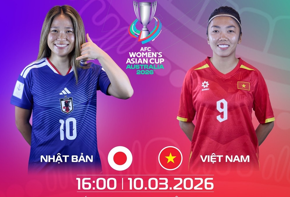 Link xem trực tiếp bóng đá nữ Việt Nam vs Nhật Bản: Asian Cup 2026