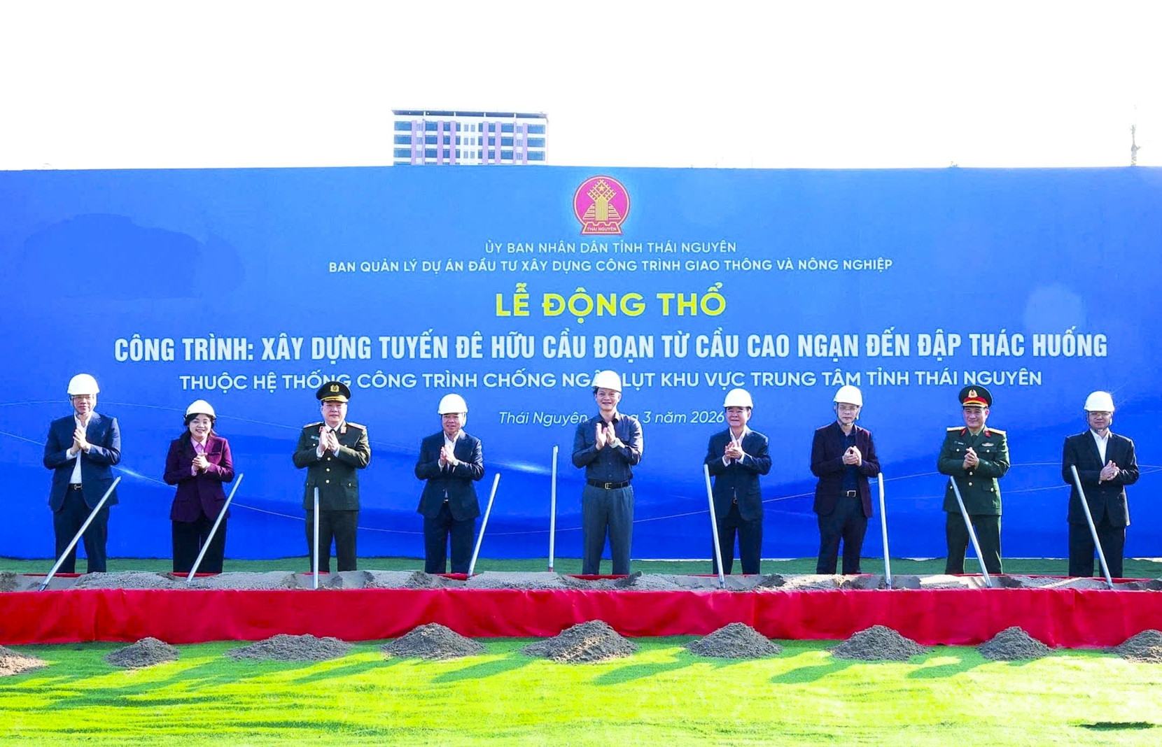 Thái Nguyên triển khai dự án tuyến đê Hữu Cầu hơn 8.500 tỷ đồng chống ngập lụt