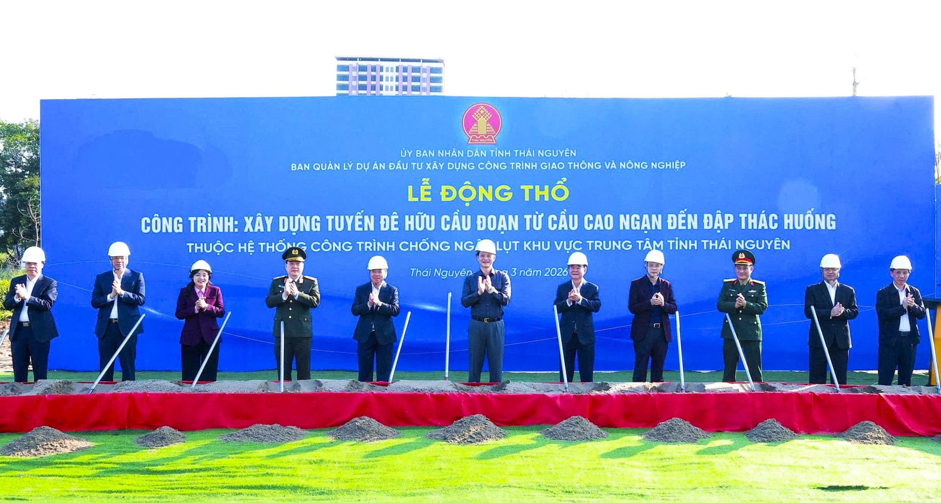 Thái Nguyên triển khai dự án tuyến đê Hữu Cầu hơn 8.500 tỷ đồng chống ngập lụt