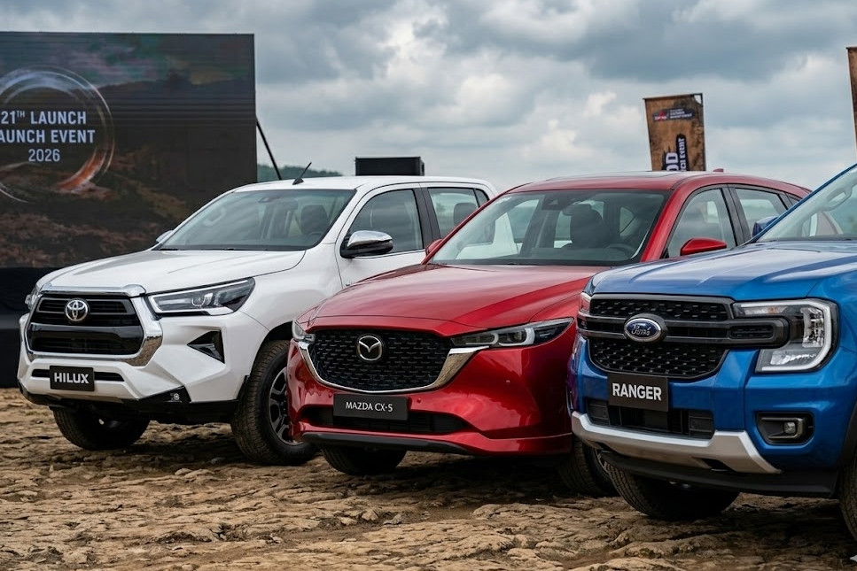 Top 10 xe xăng dầu bán chạy tháng 2/2026: Xpander mất hút, Hilux bất ngờ góp mặt