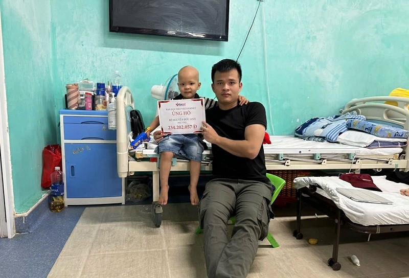 Bạn đọc VietNamNet giúp hơn 234 triệu đồng, bé Đức Anh có thêm cơ hội ghép tuỷ