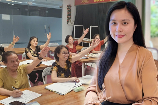 Cô gái Phú Thọ 7 năm dạy tiếng Anh miễn phí cho người già, gieo niềm vui hiếm có