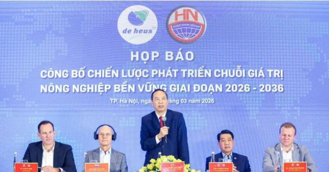 De Heus Hà Lan hợp tác Hùng Nhơn phát triển chuỗi giá trị nông nghiệp bền vững