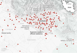 Iran. Các mục tiêu ở Iran bị tấn công. Ảnh: CNN