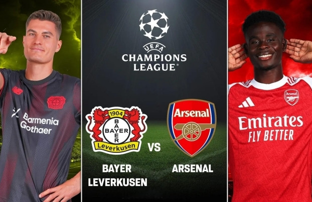 Trực tiếp bóng đá Leverkusen 0-0 Arsenal: Khung thành rung chuyển