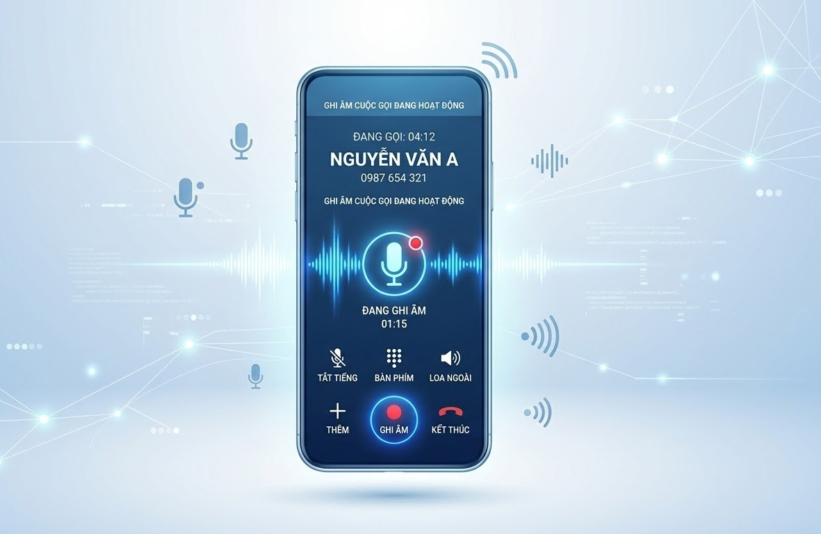 Cách ghi âm cuộc gọi trên điện thoại