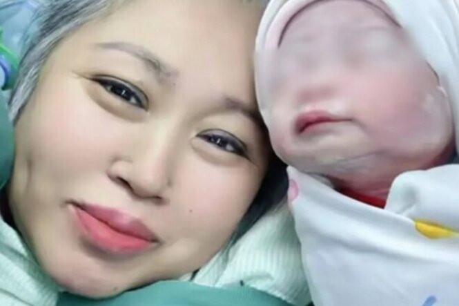 Sinh con ở tuổi 63, cặp vợ chồng tóc bạc vỡ òa hạnh phúc